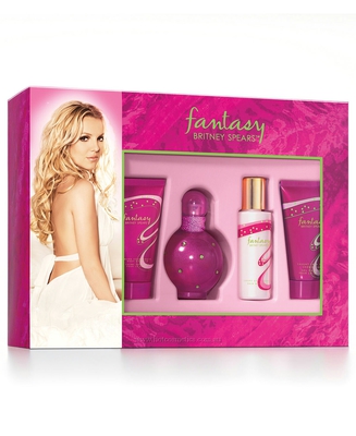 Fantasy by Britney Spears 50ml Eau de Parfum 4 piece Gift Set for Women

Includes:

-50ml Eau de Parfum Spray
-50ml Body Souffle
-50ml Shower Gel
-50ml Bubble Bath
