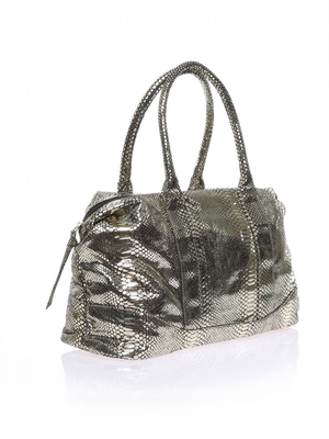 Product Title: Cosmic Radiance Gift Bag
Brand: Britney Spears
Color: Golden/Black
Material: Polyester/Leather/Textile
Handbag Type: Clutches
